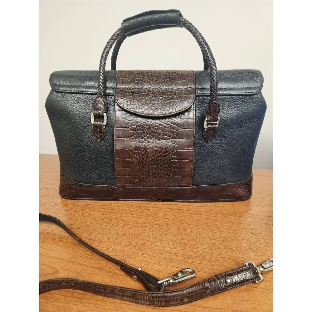 BRIGHTON Vintage for Business Collection Two Tone Women's Briefcase Bag